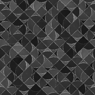 Abstract geometric background with blackboard Illustrazione stock