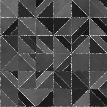 Abstract geometric background with blackboard Illustrazione stock