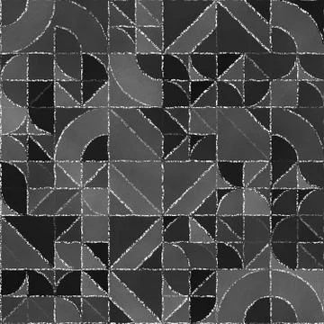 Abstract geometric background with blackboard Illustrazione stock
