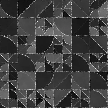Abstract geometric background with blackboard Illustrazione stock