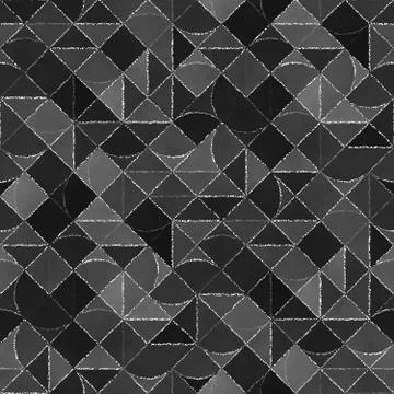 Abstract geometric background with blackboard Illustrazione stock