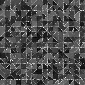 Abstract geometric background with blackboard Illustrazione stock