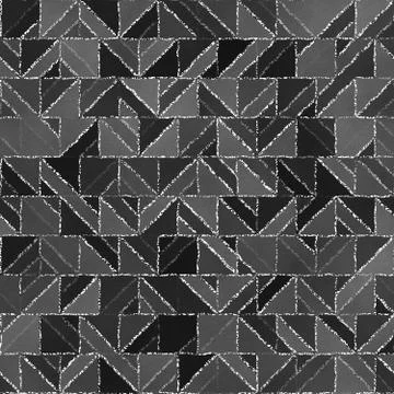 Abstract geometric background with blackboard Illustrazione stock