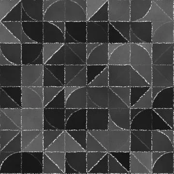 Abstract geometric background with blackboard Illustrazione stock