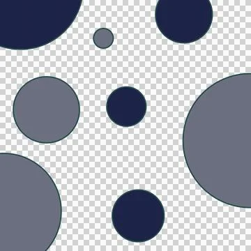 Abstract geometric background with blue and grey circles Stock Illustration