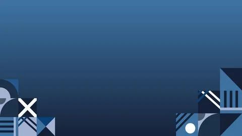 Abstract Geometric Background with Blue Gradient and Modern Shapes Stock Illustration