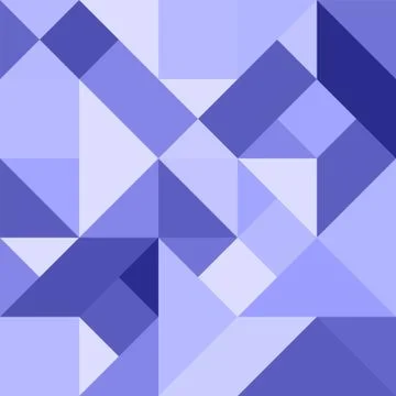 Abstract geometric background in blue tones for design and decoration Stock Illustration