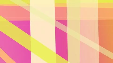Abstract geometric background with bold diagonal stripes in pink, yellow, a.. 스톡 일러스트