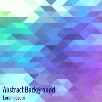 Abstract geometric background. Bright polygon texture for modern design. Stock Illustration
