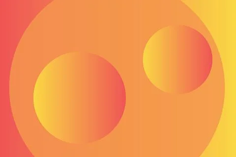 Abstract Geometric Background Circle Shapes and Designs Orange Colors 库存插图