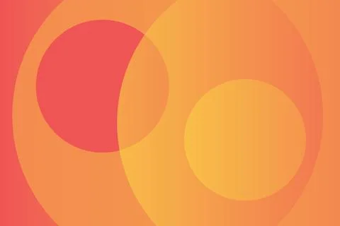 Abstract Geometric Background Circle Shapes and Designs Orange Colors Ilustración de archivo