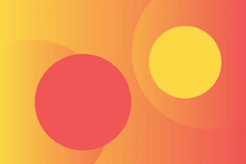 Abstract Geometric Background Circle Shapes and Designs Orange Colors 库存插图