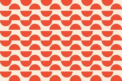 Abstract Geometric Background Circle Shapes and Designs Orange Colors Stockillustratie
