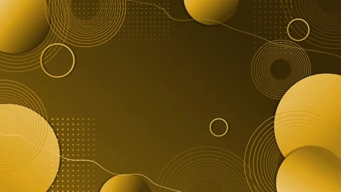 Abstract geometric background with circles minimal animation Stock-Footage 333908985