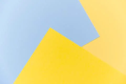 Abstract geometric background of colored paper sheets Stock Photos