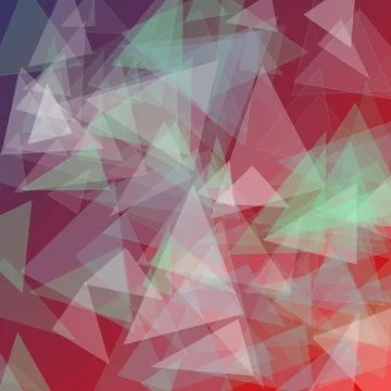 Abstract geometric background with colorful overlapping semi-transparent po.. Stockillustratie