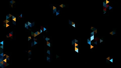 Abstract geometric background with Colorful triangles. Science, medicine Stock Footage 253768906