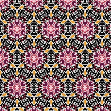 Abstract geometric background composed of vintage colors bricks Illustrazione stock