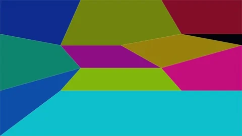 Abstract Geometric Background Composition in Bright Colorful Polygon Style Stock Footage 336837233