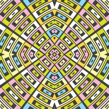 Abstract geometric background with concentric polygons Stock Illustration