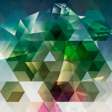 Abstract geometric background concept Illustrazione stock