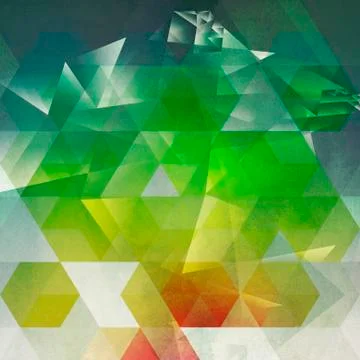 Abstract geometric background concept Stock Illustration