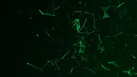 Abstract geometric background with connecting points and lines. Abstract gr.. Stock Illustration