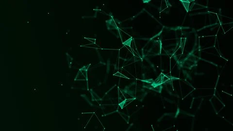 Abstract geometric background with connecting points and lines. Abstract gr.. Stock Illustration