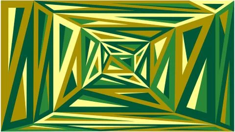 Abstract geometric background consisting of colored triangles Stock Illustration