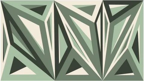 Abstract geometric background consisting of colored triangles Stock Illustration