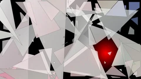 Abstract geometric background consisting of colored triangles Stock Illustration