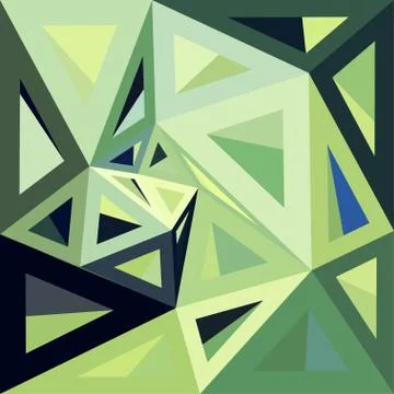 Abstract geometric background consisting of colored triangles Stock Illustration