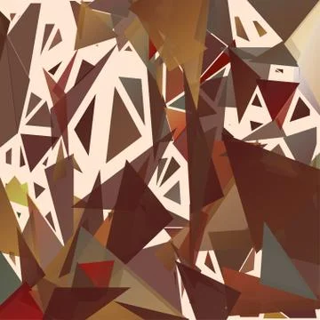 Abstract geometric background consisting of colored triangles Stock Illustration