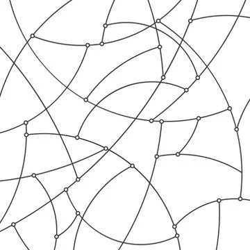 Abstract Geometric Background of the Curves イラスト素材