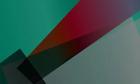 Abstract Geometric Background With Dark Red and Teal Overlapping Triangles .. 库存插图