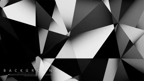Abstract geometric background. dark triangle vector 스톡 일러스트