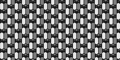 Abstract geometric background design black white grey colors Stock Illustration