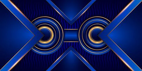 Abstract geometric background design with copy space Stock Illustration