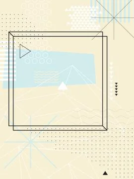 Abstract geometric background. Design elements Stockillustratie