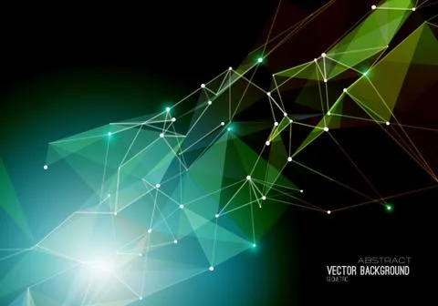 Abstract Geometric Background Design 스톡 일러스트