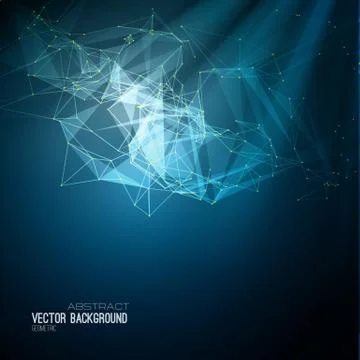 Abstract Geometric Background Design Illustrazione stock