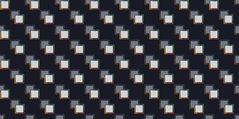 Abstract Geometric Background Design, Rows of Many Colorful Rectangular Pai.. Stock Illustration