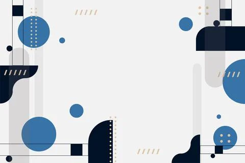 Abstract geometric background design template Stock Illustration