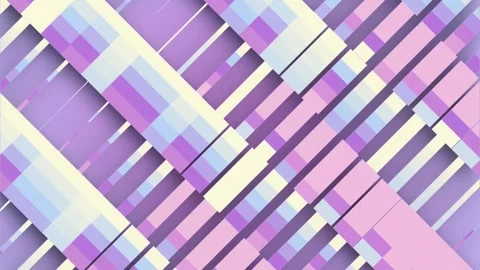 Abstract geometric background with diagonal lines and blocks. 3d rendering 4K Stock Footage 315153125