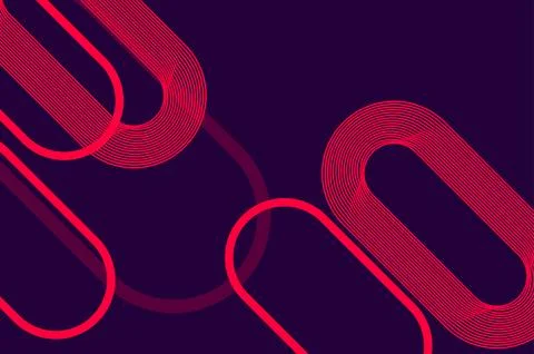 Abstract geometric background with diagonal lines and shapes. Vector illust.. Stockillustratie