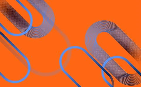 Abstract geometric background with diagonal lines and shapes. Vector illust.. Stock Illustration