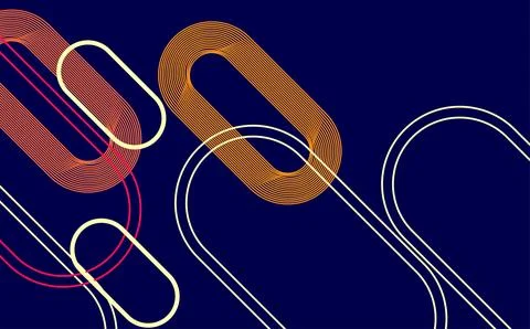 Abstract geometric background with diagonal lines and shapes. Vector illust.. 스톡 일러스트