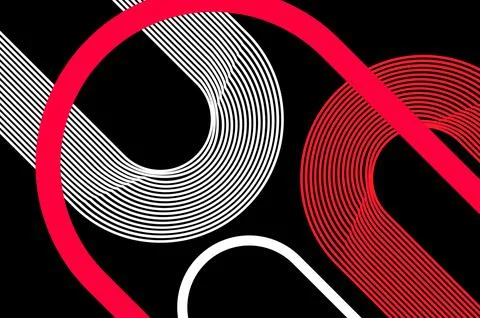 Abstract geometric background with diagonal lines and shapes. Vector illust.. イラスト素材