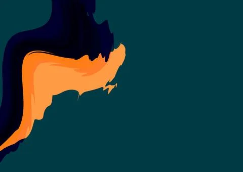 Abstract geometric background with diagonal lines and shapes. Vector illust.. Stock Illustration