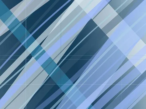 Abstract geometric background with diagonal stripes in shades of blue and g.. Stock Illustration